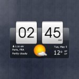 Sense Flip Clock & Weather